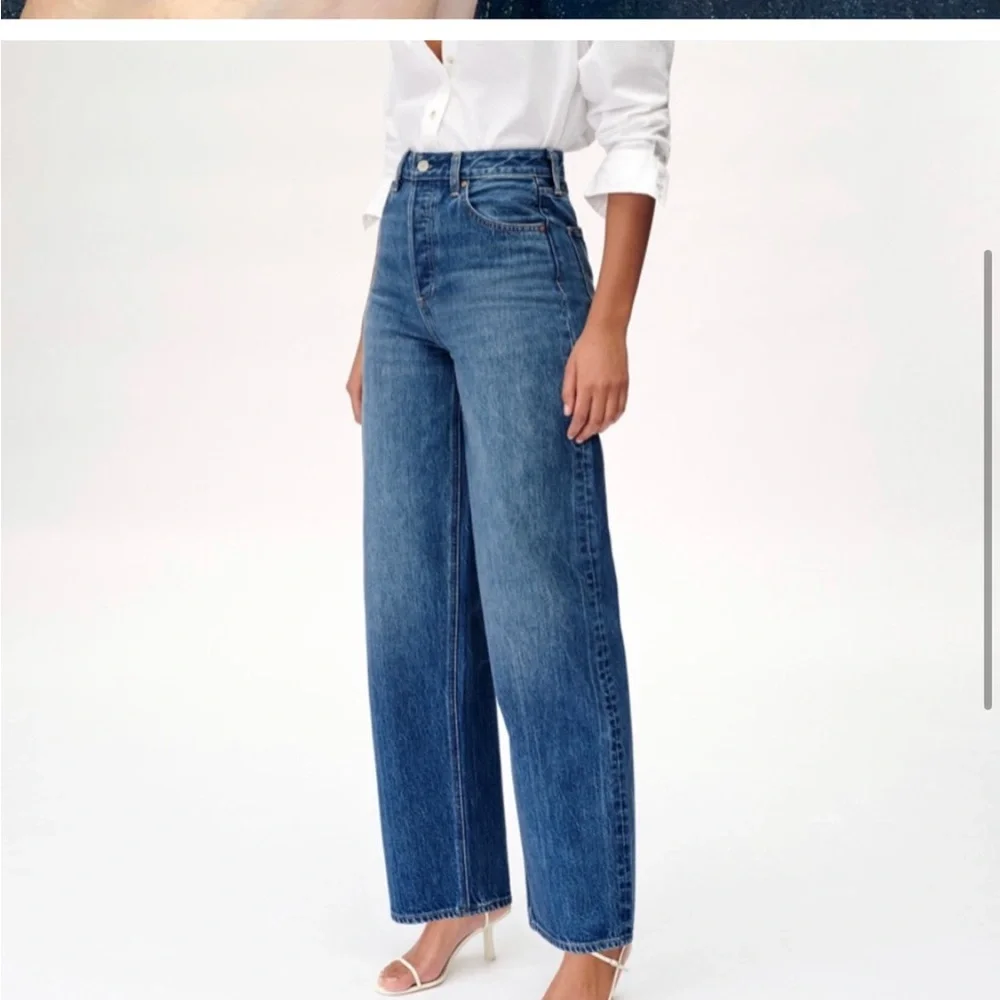 Denim Forum The Mia High Rise Curve Balloon Leg Denim Jeans - Picture 2 of 7